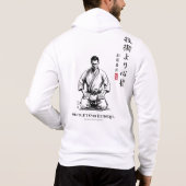 Karate 5. Gebot - Mentalität über Technik Hoodie (Rückseite)