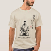Karate 5. Gebot  - Mentalität über Technik T-Shirt (Vorderseite)