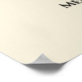 Karate 5th Precept  - Mentality Over Technique Poster (Ecke)