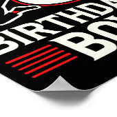 Karate 8 Birthday Boy Poster (Ecke)