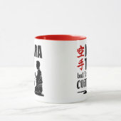 Karate -aber Kaffee, zuerst Tasse (Zentrum)