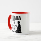 Karate -aber Kaffee, zuerst Tasse (Vorderseite Links)