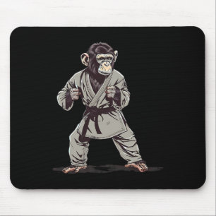 Karate-Affe-Kickboxen-Judo-Jiu-Jitsu-Mma-Martia Mousepad