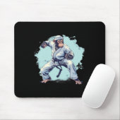 Karate-Affe-Märtyrer Kunst Kickboxen Judo Mma-Affe Mousepad (Mit Mouse)
