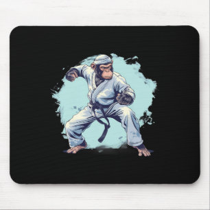 Karate-Affe-Märtyrer Kunst Kickboxen Judo Mma-Affe Mousepad