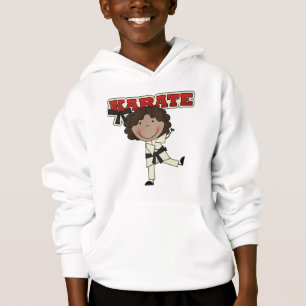 Karate - Afroamerikaner-Mädchen-T-Shirts und Hoodie