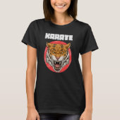 Karate Angry Tiger T-Shirt (Vorderseite)