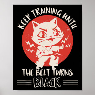 Karate Apparel Karate Zitatkleidung Poster
