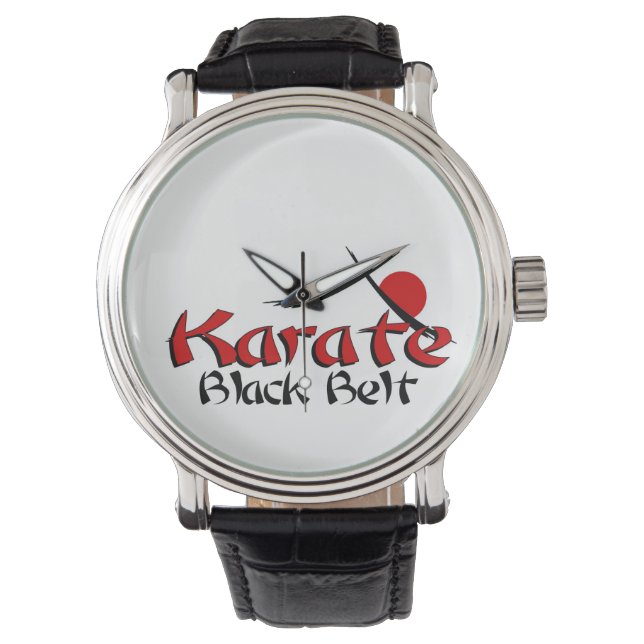 Karate Armbanduhr (Vorderseite)