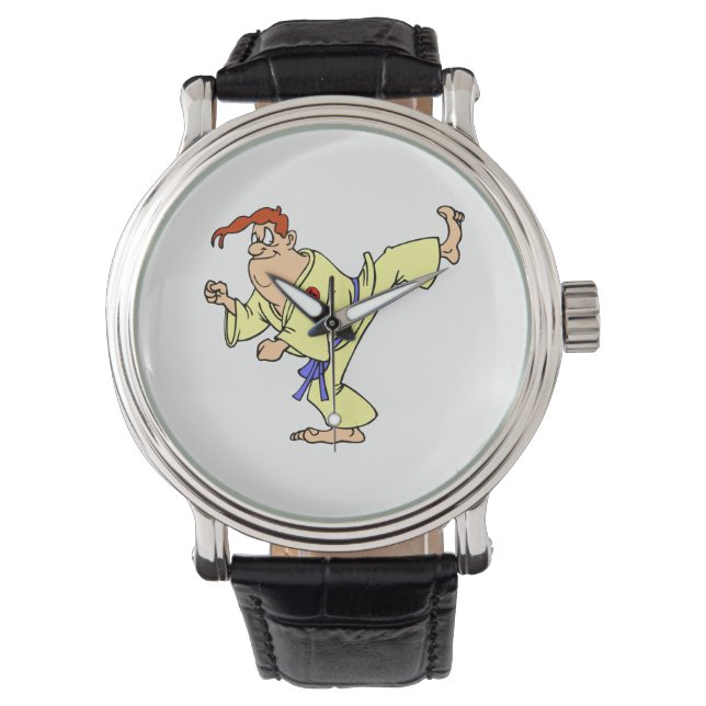 Karate Armbanduhr (Vorderseite)