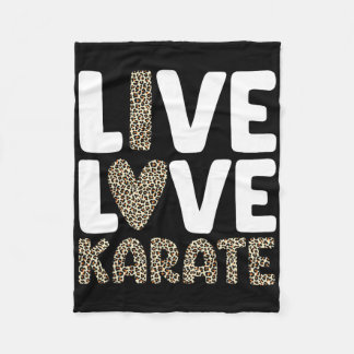 Karate Art for Men Women Kinder Kampfkunst Black B Fleecedecke