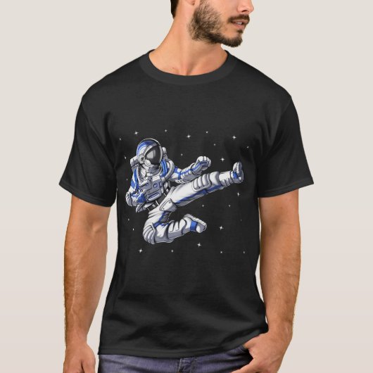 Karate-Astronaut T-Shirt (Vorderseite)
