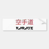 Karate Autoaufkleber (Vorne)
