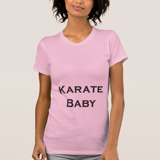 Karate-Baby T-Shirt (Vorderseite)