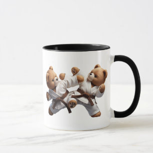 Karate-Bär in Kimono. Tasse