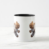 Karate-Bär in Kimono. Tasse (Zentrum)