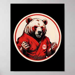 Karate Bear Plush - Inspiriert Red Zuhause für Kam Poster