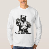 ‚Karate-Bear Sensei‘ T-Shirt (Vorderseite)