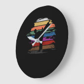 Karate Belt Colors Große Wanduhr (Winkel)