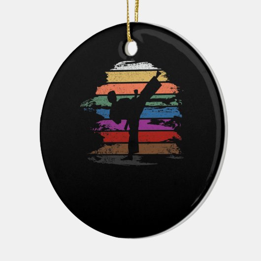 Karate Belt Colors Keramik Ornament (Links)
