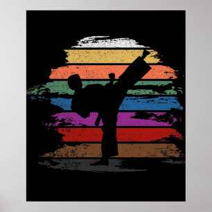 Karate Belt Colors Poster