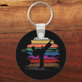 Karate Belt Colors Schlüsselanhänger (Vorderseite)