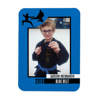 Karate Belt Erreichbarkeit Flexibles Foto Magnet
