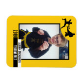 Karate Belt Erreichbarkeit Flexibles Foto Magnet (Horizontal)