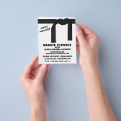 Karate Belt, Karate Class Advertising Flyer (Gruppe)
