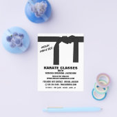 Karate Belt, Karate Class Advertising Flyer (Einzeln)