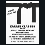 Karate Belt, Karate Class Advertising Flyer<br><div class="desc">Karate Belt,  Karate Class Advertising Flyer vom Business Card Store.</div>