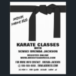 Karate Belt, Karate Class Advertising Flyer<br><div class="desc">Karate Belt,  Karate Class Advertising Flyer vom Business Card Store.</div>