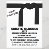 Karate Belt, Karate Class Advertising Flyer (Vorne)