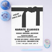 Karate Belt, Karate Class Advertising Flyer (Einzeln)