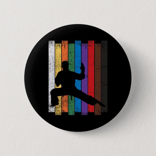 Karate Belt Rank Journey Button (Vorderseite)
