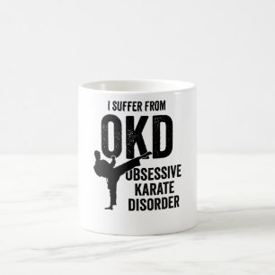 Karate-besessenes Kaffeetasse