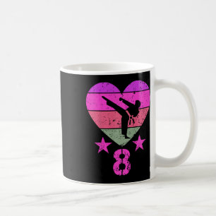 Karate Birthday 8 Year Old Boy Girl 8. Geburtstag Kaffeetasse