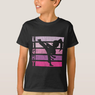 Karate Birthday 8 Year Taekwondo Girl 8th Bir T-Shirt