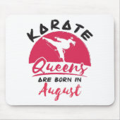 Karate Birthday August Women Girls Mousepad (Vorne)