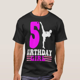 Karate Birthday Kids 5th Birthday Taekwondo T-Shirt