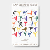 Karate Birthday Party VIP All Access Pass Ausweis (Rückseite)