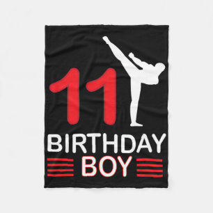 Karate Birthday T-Shirt Boy Gift Kinder Taekwondo Fleecedecke