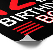 Karate Birthday T-Shirt Boy Gift Kinder Taekwondo  Poster (Ecke)