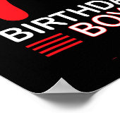 Karate Birthday T-Shirt Boy Gift Kinder Taekwondo Poster (Ecke)