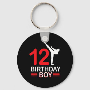 Karate Birthday T-Shirt Boy Gift Kinder Taekwondo Schlüsselanhänger