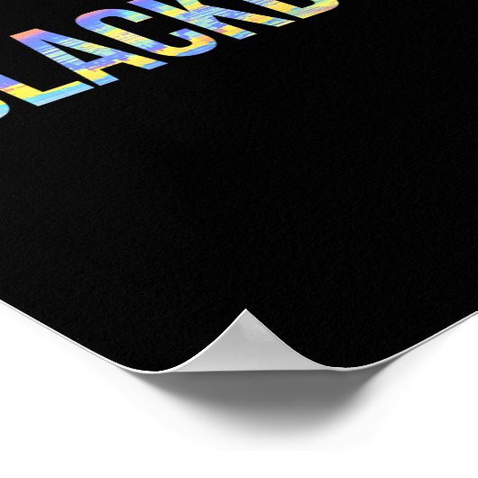 Karate Black Belt #Blackbelt Poster (Ecke)