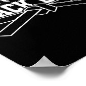 Karate Black Belt Gi Uniform Future Black Belt Poster (Ecke)