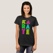 Karate Black Belt Gi Uniform Karate T-Shirt (Vorne ganz)