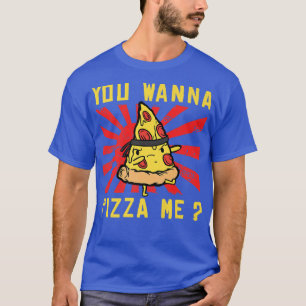 Karate Black Belt Gi Uniform You Wanna Pizza Me T-Shirt