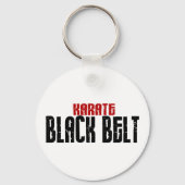 Karate Black Belt Karate Schlüsselanhänger (Vorderseite)